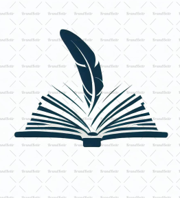 Offenes Buch und Feder